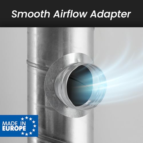 Transition du conduit d'aération en acier galvanisé durable - 4