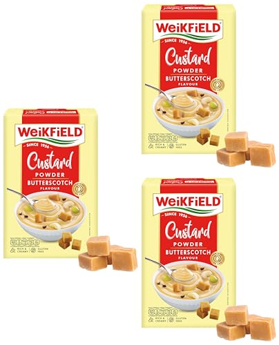 Image of Weikfield Custard Powder Butterscotch 75g (Pack of 3)
