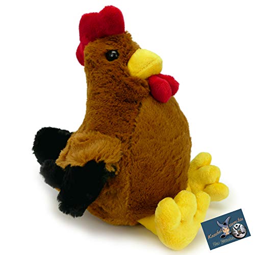Huhn Kuscheltier Henne braun Plüschtier Plüsch Vogel Berta - Kuscheltiere*biz – Bild 3