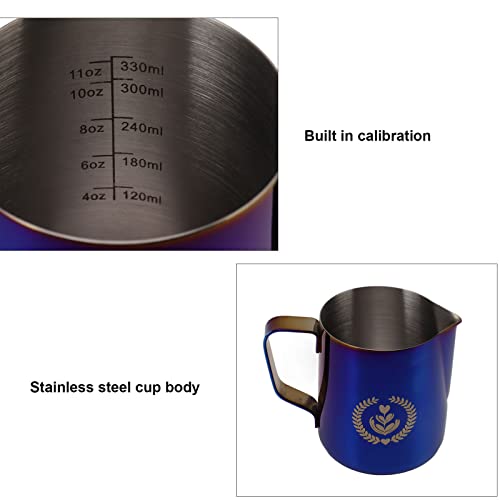 Copo para espuma de leite de 350 ml, jarro para café expresso, saída de água tipo olecranon, para ca