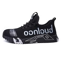 Veiligheidsschoenen Werkschoenen Stalen neus Trainers Heren Lichtgewicht Ademend Comfortabel,Orange-47