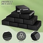 20 Pcs Foam EVA Yoga Blocks Lightweight Non-Slip Supportive Foam Blocks Yoga Prop Accessories for Pilates, Stretching and Meditation, Men and Women Yogi (Black) - Image 4