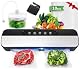 Raycial Machine Sous Vide Alimentaire, 7-en-1 Appareil sous Vide Alimentaire 130W 90 kPa, Appareil de Mise Sous Vide pour La Cuisson Sous Vide, avec Cutter, 10 Sacs Prédécoupés et Tuyau D'extraction