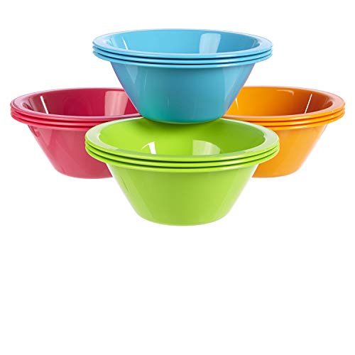 Harmony Cereal and Snack Bowls | set of 12 in 4 Calypso Colors