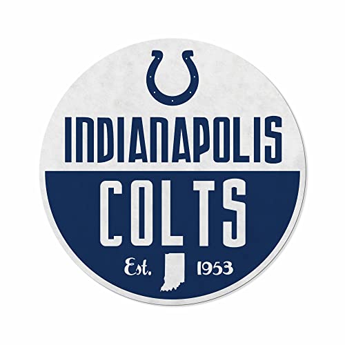 Rico Industries NFL Football Indianapolis Colts Classic Shape Cut Pennant - Home and Living Room Décor - Soft Felt EZ to Hang
