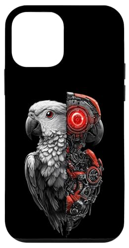 �ʔ����I�E�����{�b�g�������D�ƃT�C�{�[�O�I�E�����{�b�g Robot Parrot Lover Cyborg AI �X�}�z�P�[�X iPhone 12 mini �p