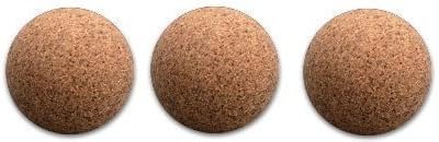 IMPI 3 Piece kickerballs from Cork Natural, Diameter 34 mm
