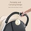 Portable Baby Sound Machine [White Noise for Babies Kids Adults][Timer Function][20 Soothing Sounds][Sleep Soother] 15 Hours Battery Life, Travel,Registry,Gifts,Shower,Clips on Baby Stroller #4
