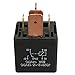 Car Relay 12v 80 AMP 5-Pin SPDT Split Truck Boat Spotlight Changeover Relay, Replacement RY116 Relay (2)