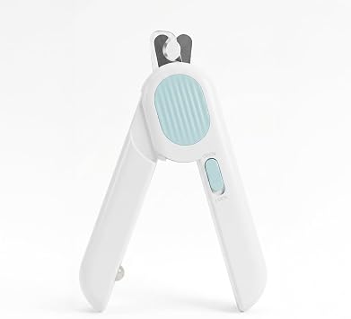 Illuminated Cat Dog Nail Scissors Protected Led Rasp Nail Scissors Blue For Pet Pets