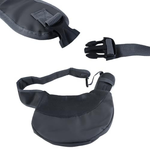 Durlo Trasportino per cani in rete traspirante, borsa a tracolla a mani libere, per cani da 6 kg/gatti da 4,5 kg, circonferenza massima del collo di 40 cm.