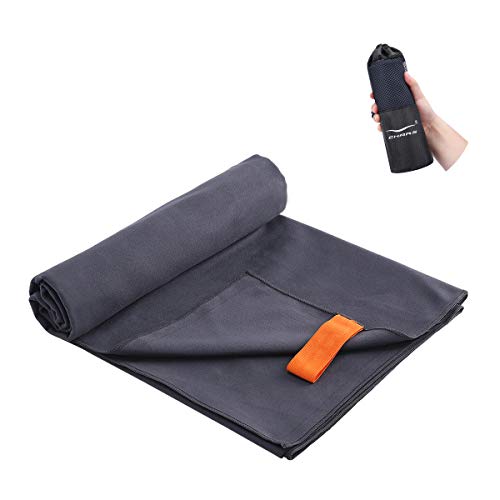 Chars Camping Towels Microfiber Sand Free Beach Towel (30" X 63") With A Carrying Bag Ultra Compact Quick Drying Sports Towel For Kids, Teens, Adults, Travel, Gym, Pool, Yoga, Swimming And Picnic #TOP1