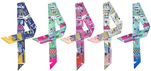 Uainhrt 4pcs/5pcs/6pcs/7pcs/8pcs Bag Handbag Handle Ribbon Scarf Hair Head Band Neck Scarf Fashion Gifts (U8051)
