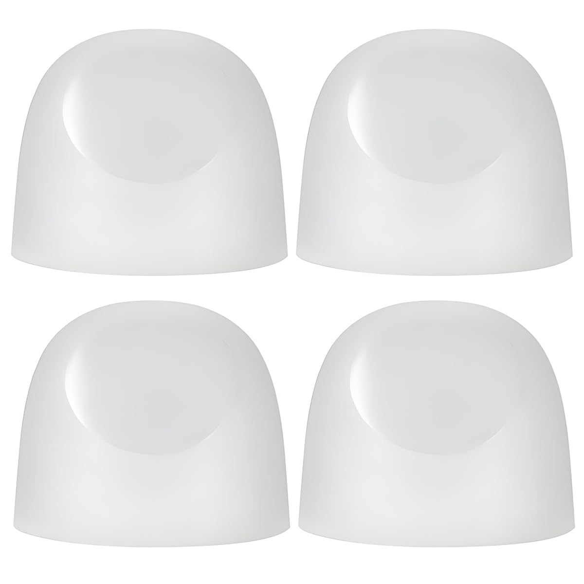 ROMIRUS Baby Bottle Caps Compatible with Pigeon Glass PP Nursing Bottle Wide Neck, 4 Pack
