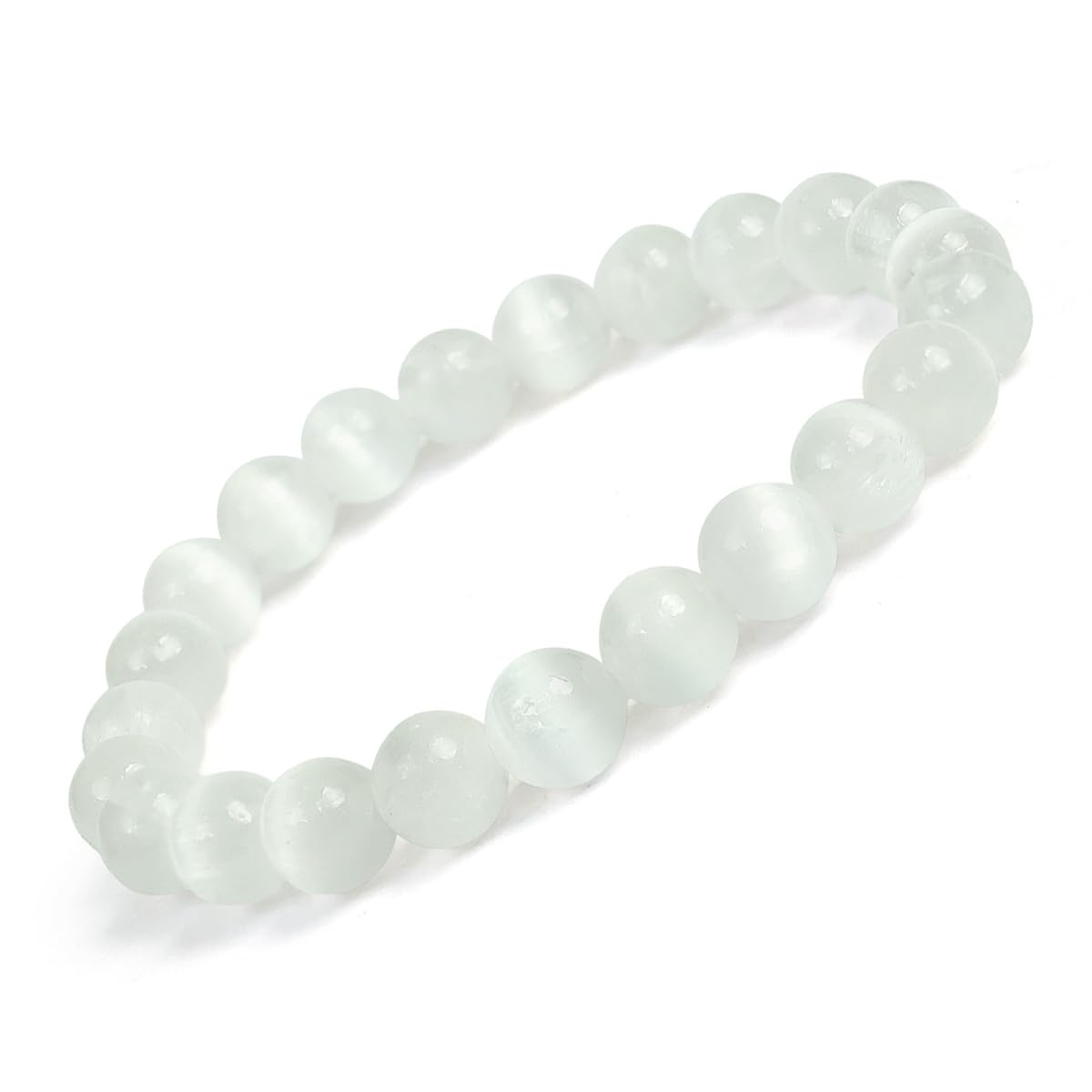 See full amazon price history chart for Reiki Crystal Products Natural Selenite 8mm Round Bead Bracelet Reiki Healing Crystal Stone 8 mm Bracelet, Charged By Reiki Grandmaster & Vastu Expert Reiki Crystal Products Natural Selenite 8mm Round Bead Bracelet Reiki Healing Crystal Stone 8 mm Bracelet, Charged By Reiki Grandmaster & Vastu Expert (B0CKVV129S) Amazon Price History, Amazon Price Tracker