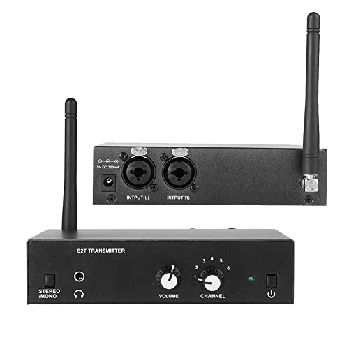 Vbestlife Sistema de monitor estéreo sem fio ANLEON S2 UHF 863 – 865 MHZ, para cantores e músicos, c