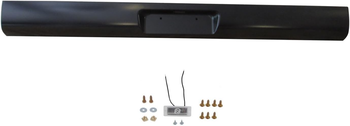 1967-1972 fits F100 Fleetside Steel Rear Roll pan w/license Plate Box & LED Light