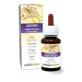 Zenzero (Zingiber officinalis) rizomi Tintura Madre analcoolica Naturalma - Estratto liquido gocce 60 ml - Integratore alimentare - Vegano