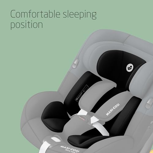 Maxi-COSI Mica 360 S Newborn Inlay, Newborn Car Seat Accessory, 0-3 Months, 40-60 cm, Machine Washable Newborn Car Seat Insert Designed for Mica 360 S Car Seat, Eco Care Fabrics, Black - Image 3