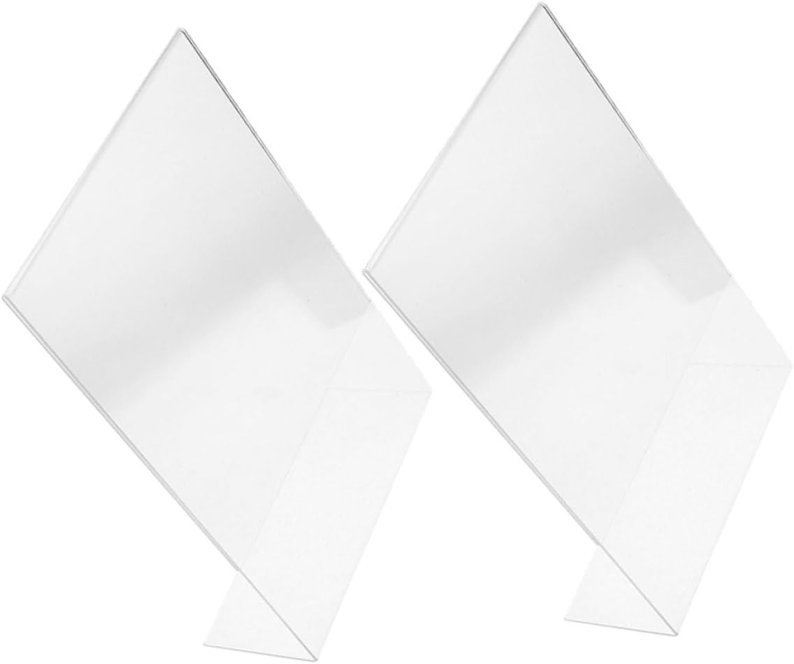 Uonlytech 2Pcs Acrylic Desk for Writing and Painting Transparent Non Skid Tilted Board for Improved Posture Multi Function Drawing and Reading Support