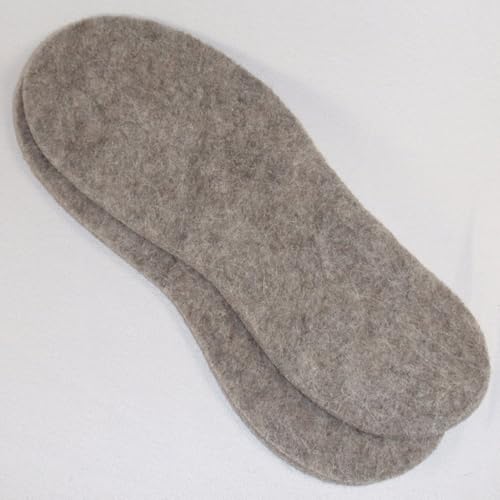 Plantillas cálidas de lana de alpaca talla 9 hombre / 10 mujer miniatura 2