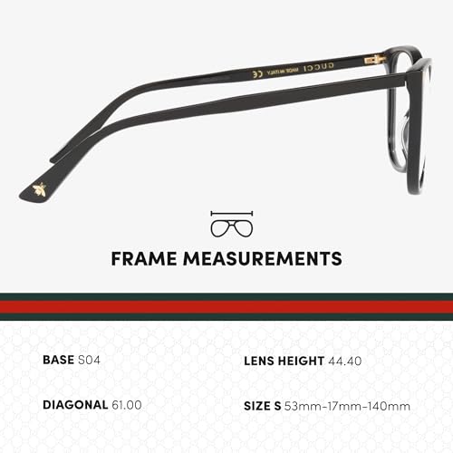 Image of Gucci GG0026O Designer Fashion Eyeglasses Stylish Square Frame Eyewear with Luxury eSHADES Kit - Embrace Sophistication and Elegance