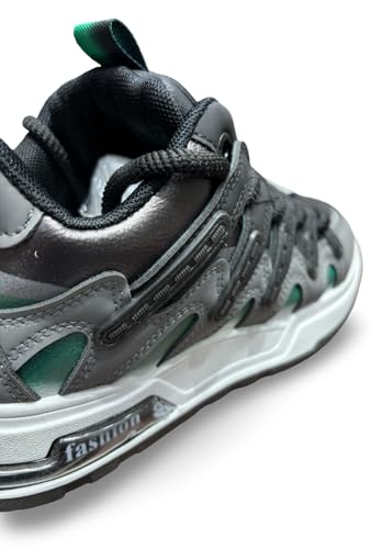 Image of Fashion Athletic Sneakers, Chunky Platform Sole, Lace-up Sport Running Shoes for Mens