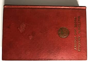 Unknown Binding Matthew Arnold, Prose and Poetry Book