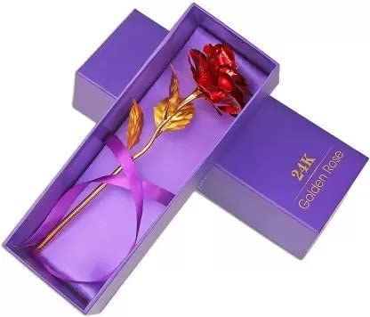 Saugat Traders Love Gift for Husband - Love Scroll Card, Artificial Golden Red Rose - Valentine Day - Birthday - Anniversary Gift for Hubby - Image 7 thumbnail