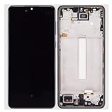 for Galaxy A33 5G OEM OLED LCD Display Screen Touch Digitizer + Frame Assembly Replacement for Samsung Galaxy A33 5G (2022) SM-A336 A336B A336E A336M (Black)