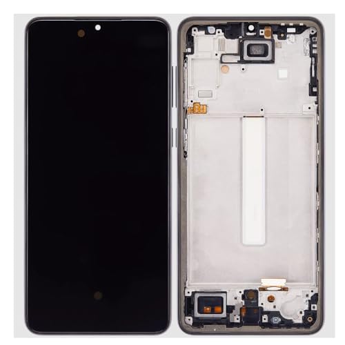 for Galaxy A33 5G OEM OLED LCD Display Screen Touch Digitizer + Frame Assembly Replacement for Samsung Galaxy A33 5G (2022) SM-A336 A336B A336E A336M (Black)