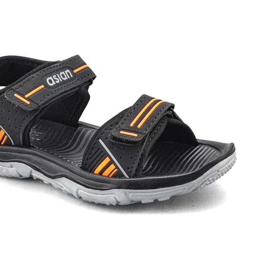Image of ASIAN Virat Junior-13 Kids Sports Velcro Sandals | Lightweight & Anti-Slip Sole for Daily Use & Play