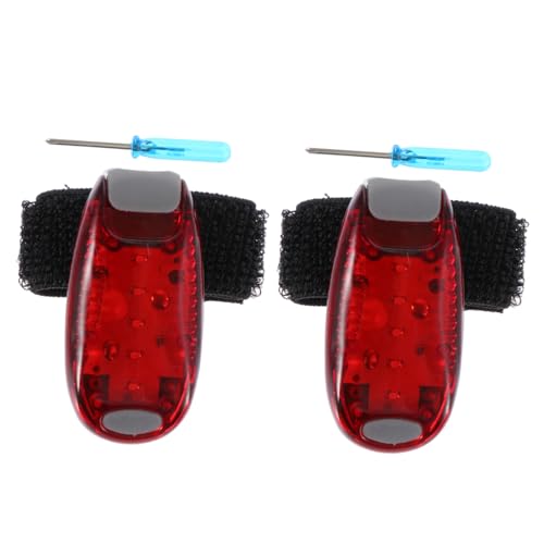 NAMOARLY Led Night Running Headlamp Clip 2 Pack Waterproof Running Bike Lights for Outdoor Cycling Hiking