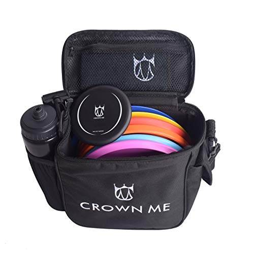 Crown Me Disc Golf Starter Set,Disc Golf Set With 6 Discs, 1 Marker,1 Towel And Starter Disc Golf Bag Fairway Driver #TOP3