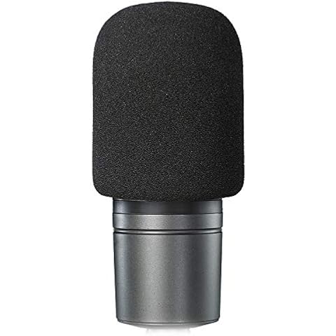 SUNMON Windscreen Foam Cover, Windscreen Pop Filter for Audio-technica AT2020 Condenser Studio Microphone,Compatible with AT-2035 AT-2050 ATR2500 ATR2500X AT-4040 Microphones,(Black) Cover