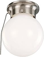 Vista 15 de Design House 519264 1 arreglo de iluminación para techo, con cadena, Blanco, 510040, 60watts, 120 volts