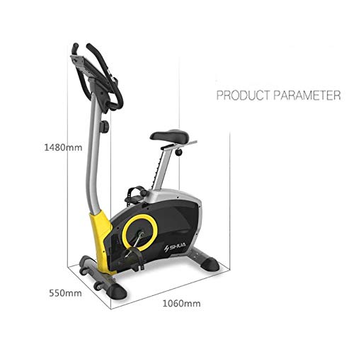 Image of Exercise Bike /Folding Exercise Bike Magnetic Upright Bicycle with Speed Time Distance for Home Office /Aerobic Training