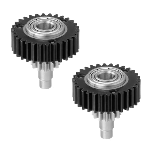 Durlo Lot De 2 Engrenages De Transmission D'extrudeuse De Rechange, Engrenages En Alliage D'acier Trempé DLC Pour Imprimantes 3D K1/K1C/K1 Max/Ender-3 V3/V3 Plus