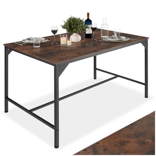 tectake® Table à manger 120 x 75 x 75 cm pour Salle à manger, Table cuisine Style industriel Tables de salle à manger 4 places, Meuble industriel, Meuble...