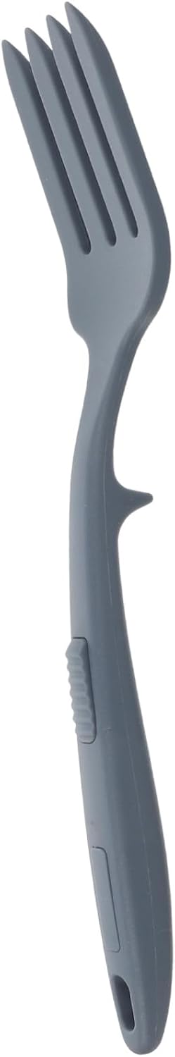 Silicone Cooking Fork Large Kitchen Pasta Fork with Ergonomic Design