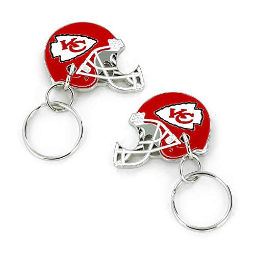 Aminco NFL Kansas City Chiefs 2-Sided Helmet Bottle Opener Keychain