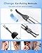 MEKK Smart Ear Wax Removal Kit S5-10MP HD Visual Ear Cleaner with Precision Tweezers, 12 Tools & Travel Case - Wireless Otoscope for iOS/Android​ (White-S5)