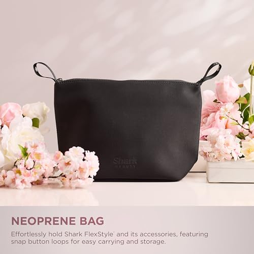 Image of Shark FlexStyle Air Styling & Drying System, Powerful Hair Dryer Brush & Multi-Styler with Auto-Wrap Curlers, Concentrator Attachment and Storage Bag, Blossom Bliss, HD432RS