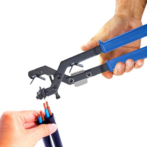 Pelacables, cortador de cables para electricistas, engranaje de agarre de tornillo ajustable de mano para talleres de fábrica, principiantes, profesionales