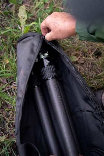Estuche para trípode FANAUE con compartimentos, 39,4 x 9,8 x 9,8 pulgadas, bolsa resistente para trípodes con correas para hombro, estuche acolchado para soportes de luz y micrófonos miniatura 5