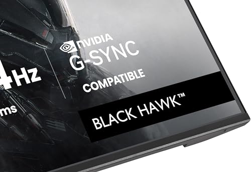 iiyama G-Master Black Hawk GB2741QSU-B1 68,6cm 27 IPS LED Gaming Monitor QHD 144Hz HDMI DP USB2.0 1ms G-SYNC Höhenverstellung Pivot schwarz
