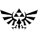 Legende Zelda Wandaufkleber Hercules Vinyl Wandaufkleber Türklingel Symbol Logo Crest Home Decoration 57X95cm