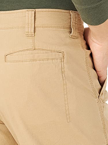 Wrangler Authentics Mens Relaxed Fit Stretch Cargo Casual Pants, Travertine Ripstop, 38W X 32L Us #TOP4