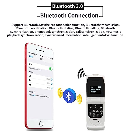 Yoidesu YOIDESUW83APXD6UF-12 Unlocked Flip Phone, 0.66In Smallest Mobile Phone In The World thumb #2