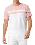 PATPAT Summer Family Matching Outfits - Dad and Son Matching Beach Shirts Short Sleeve Round Neck T Shirt for Couples Casual Vacation Summer Set Blush Pink Men L